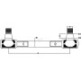 Barre d'accouplement UNIVERSEL SHP354KR