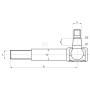 Rotule de direction UNIVERSEL SHP193KR