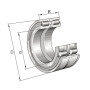 Roulement cylindriques INA/FAG SL045010PP