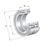 Roulement cylindriques INA/FAG SL045016PP