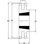 Pignon UNIVERSEL SD3476TL