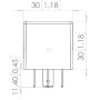 Relais à semiconducteurs UNIVERSEL SSR106930005