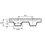 Courroie OPTIBELT T534020