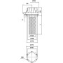 Filtre d'aération MP FILTRI TAP90F10A0L1