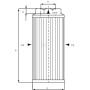 Filtre MP FILTRI STR501M90