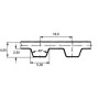 Courroie OPTIBELT T1096025