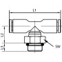 Raccord UNIVERSEL TCSS1638P
