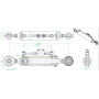 Barre de poussée hydraulique UNIVERSEL TEVNN356331122