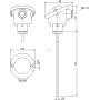 Sonde UNIVERSEL TF54PT100400