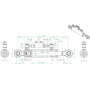 Barre de poussée hydraulique UNIVERSEL TEVNN305015011
