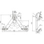 Triangle de liaison UNIVERSEL TL151006KR