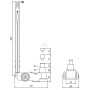 Cric pneumatique BIG RED TRA402AL