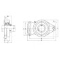 Palier complet INA/FAG UCFA209J7