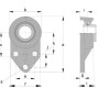 Roulement à billes SKF UCFB205H