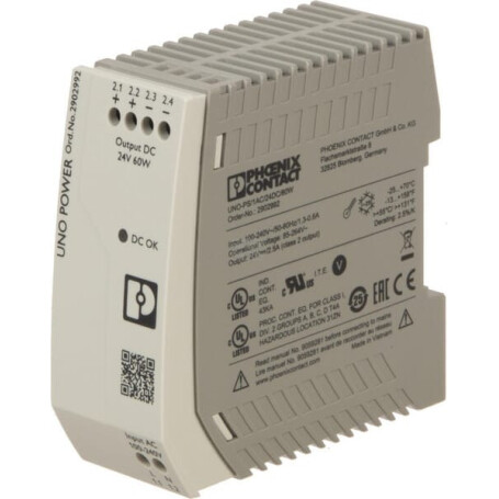 Alimentation PHOENIX CONTACT UNOPS1AC24DC60W