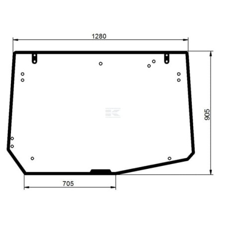 Vitre UNIVERSEL V36661510N