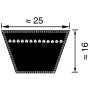 Courroie OPTIBELT VB252616