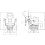 Siège à suspension pneumatique URSUS TS50000KR