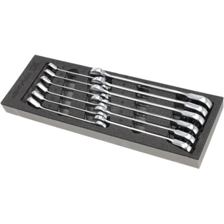 Jeu de clés mixtes à cliquet UNIVERSEL TT802501
