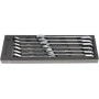 Jeu de clés mixtes à cliquet UNIVERSEL TT802501