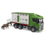 Camion de transport de bétail BRUDER U03548