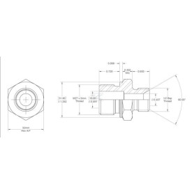 Raccord BURNETT & HILLMAN VNBM0827X2ISO6149