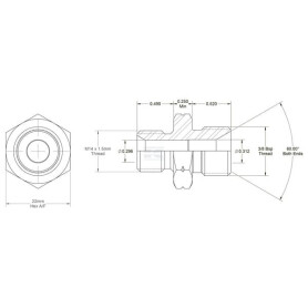 Raccord BURNETT & HILLMAN VNBM0614ISO6149