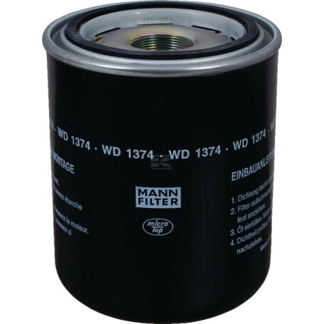 Filtre à huile MANN-FILTER WD1374