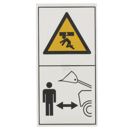 Étiquette d'avertissement UNBRANDED WB250214