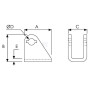 Support UNIVERSEL WS3104A