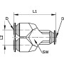Connecteur UNIVERSEL YC10B