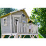 EXIT Crooky 550 cabane de jeu en bois - gris-beige