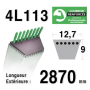 Courroie 4L1130 - 4L113 AYP - HUSQVARNA 532170140 - 170140