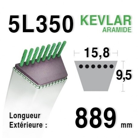 Courroie 5L350 - 5L35 MTD 7540241